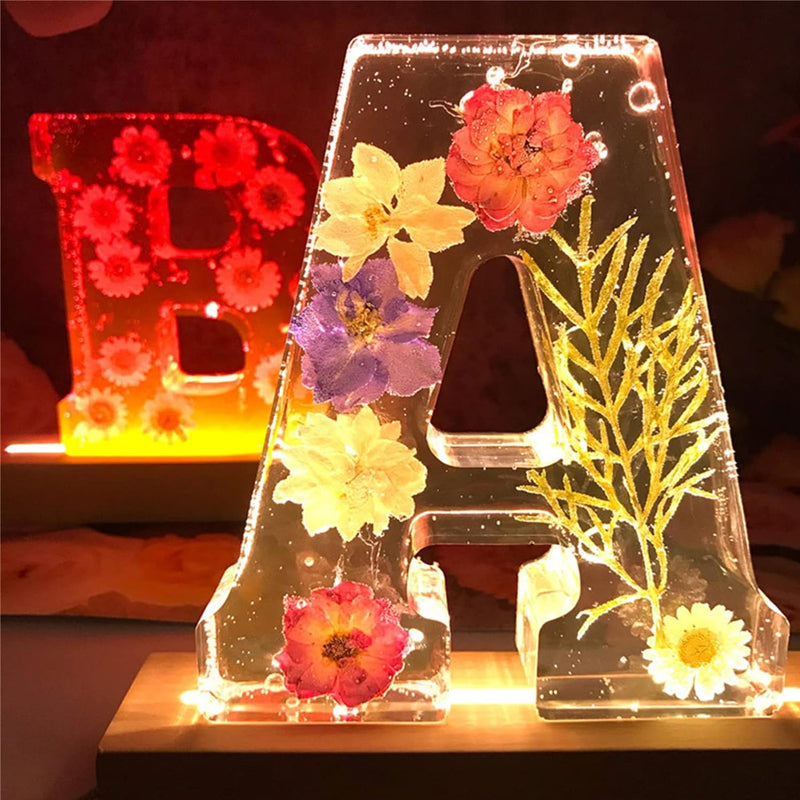 BowLift | Dried Flower Letters Night Light