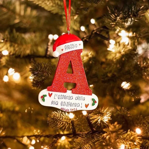 BowLift | Personalized Christmas 24 Letters Ornaments