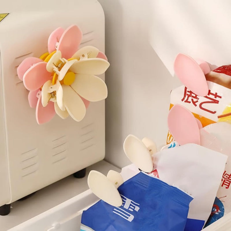 BowLift | Flower-Shaped Magnetic Clip Refrigerator Magnet