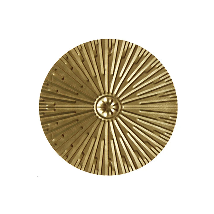 BowLift | Elegant Round Gold Metal Wall Hanging Decoration