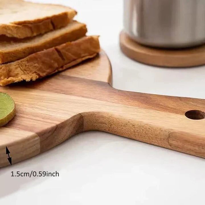 BowLift | Acacia Wood Pizza Peel & Serving Board – WoodStyle