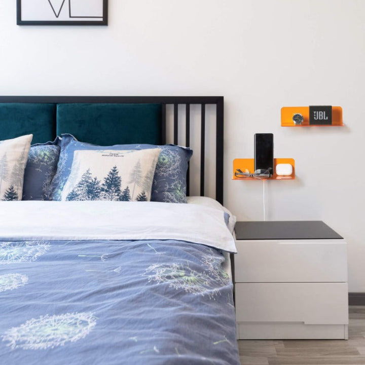 BowLift | Neon Acrylic Floating Shelf