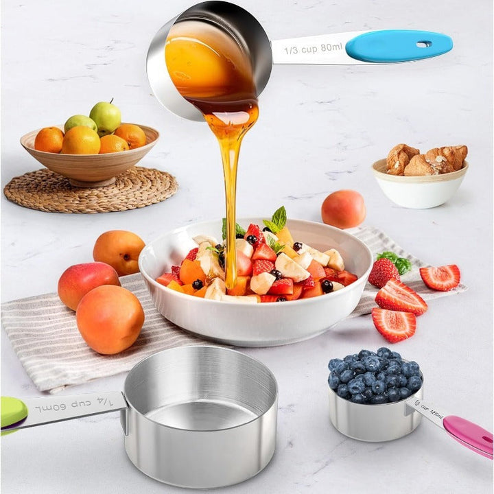 BowLift | 10-Piece Stainless Steel Measuring Cups and Spoons Set