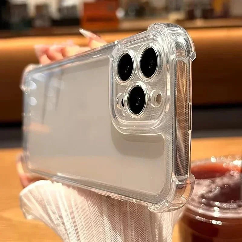 BowLift | AeroGuard – Shockproof Transparent Bumper Case for iPhone 11-17