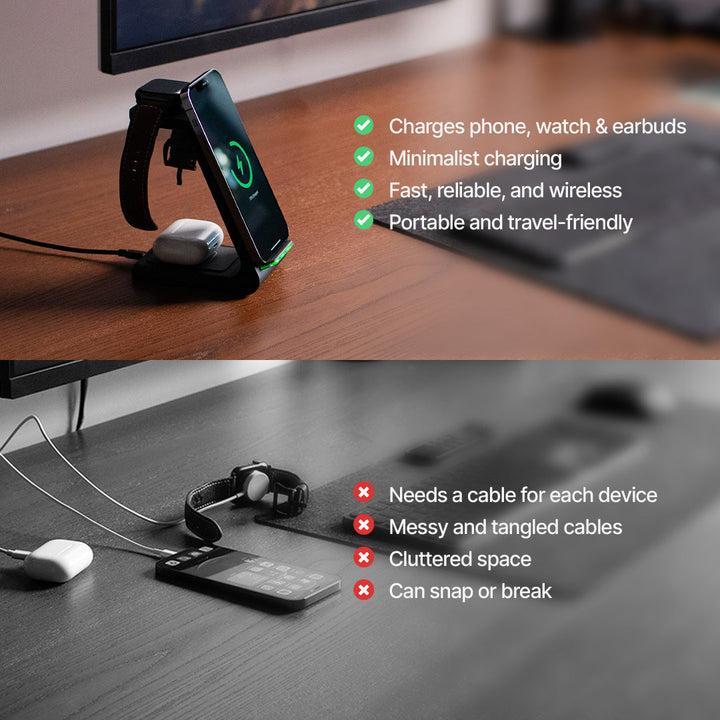 BowLift | Wireless Charging Station Fast Charger Dock