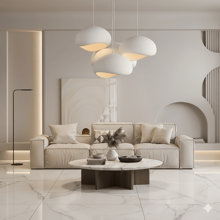 BowLift | AMBRA SHINE – Elegant Pendant Light with Dimmable Warm Glow