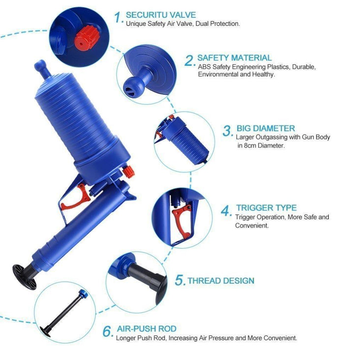 BowLift | Anti-Clog Drain Blaster Gun