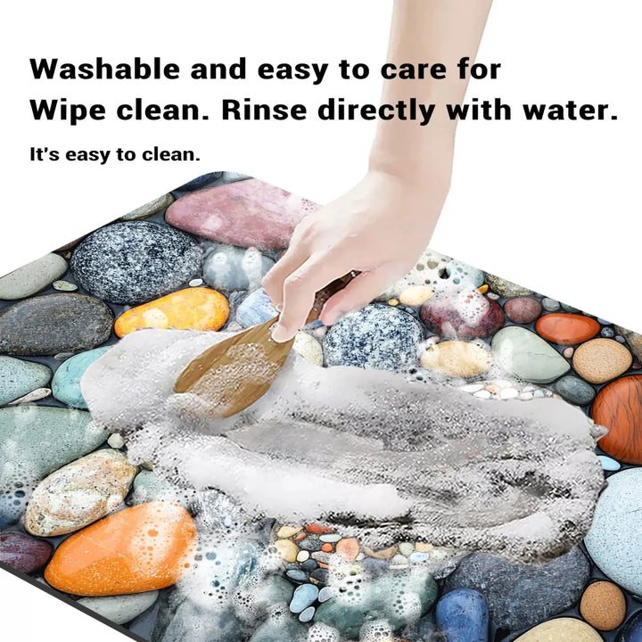 BowLift | AQUASOFT BATH MAT – Diatomite Bath Mat for Safety & Comfort