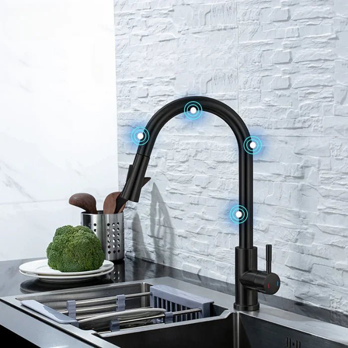 BowLift | AQUATOUCH – Smart Sensor Kitchen Faucet with Pull-Out Design
