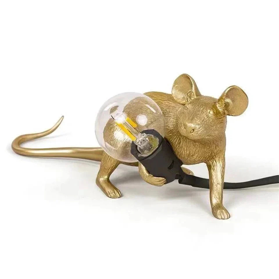 BowLift | Royallure Art Deco Style LED Mouse Desk Lamp - Playful Desk Lighting