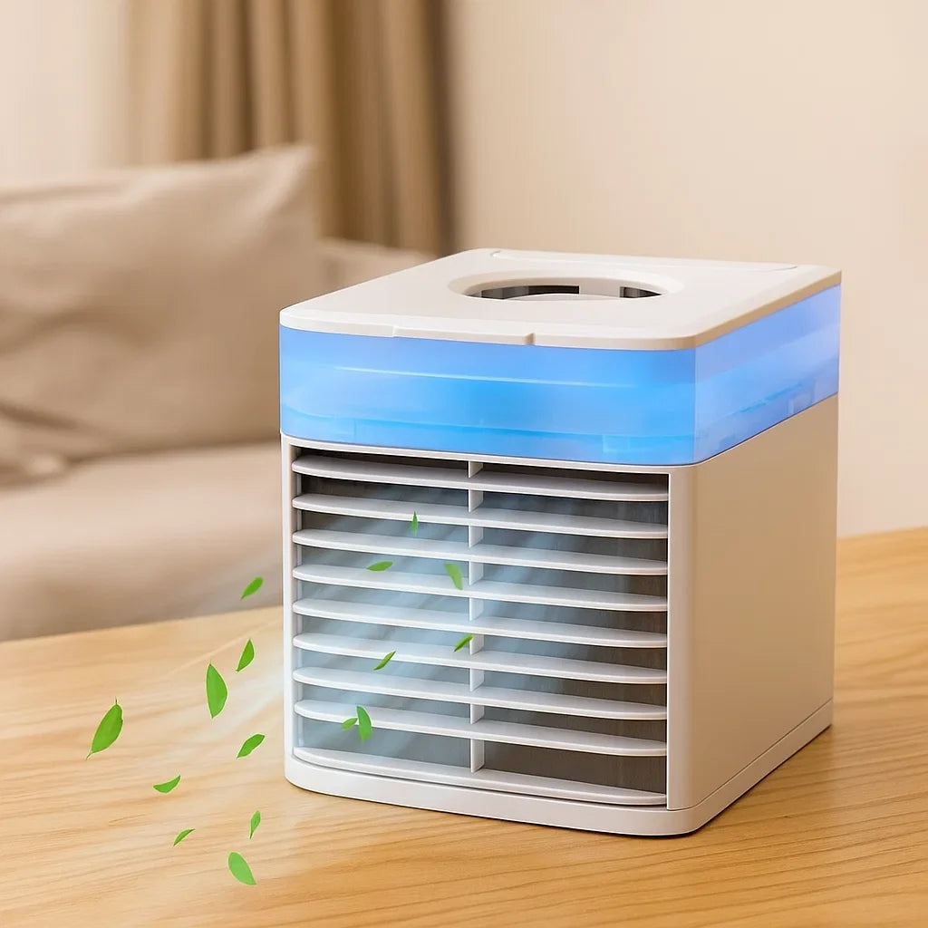 BowLift | Portable Air Cooler Fan Quiet Adjustable Humidifier