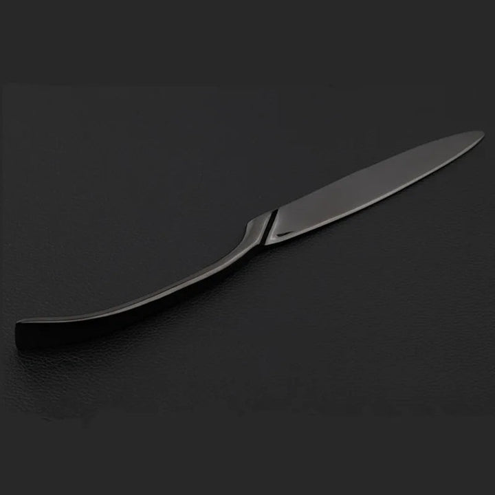 BowLift | Classical Black Rose Cutlery Set