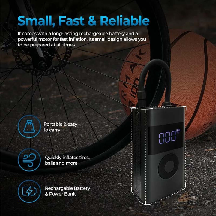 BowLift | Multifunctional Portable Tire Airpump