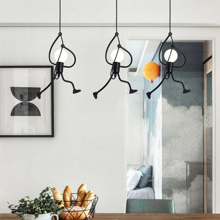 BowLift | Retro Iron Man Pendant Light