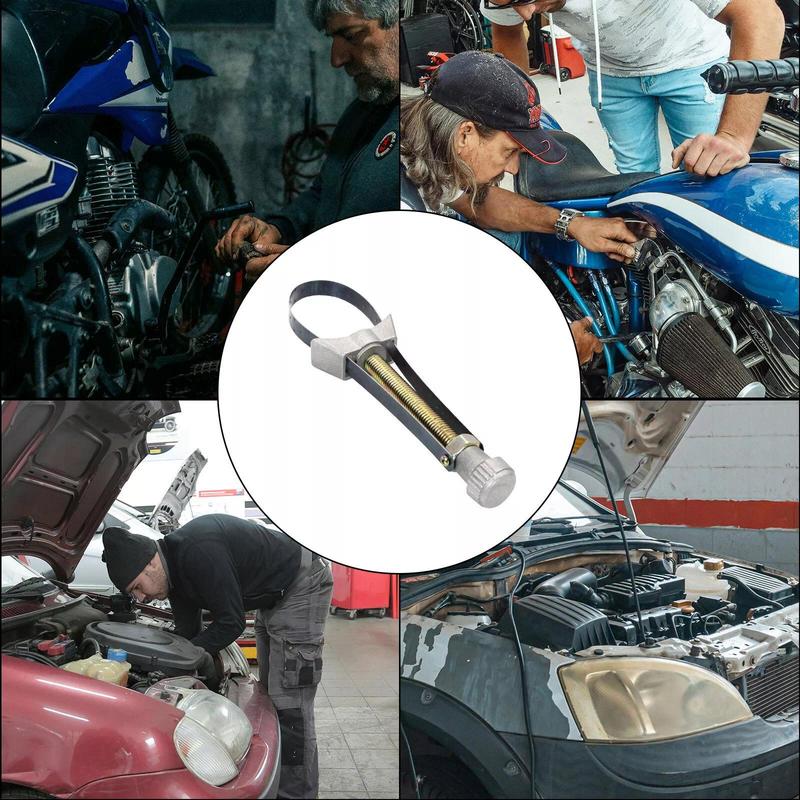 BowLift | Adjustable Oil Filter Wrench — Robust Tool for 60-120 mm Filters