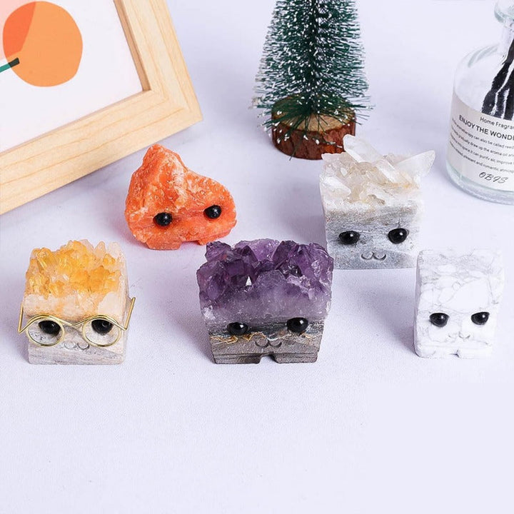 BowLift | Hand-Carved Natural Crystal Hedgehog