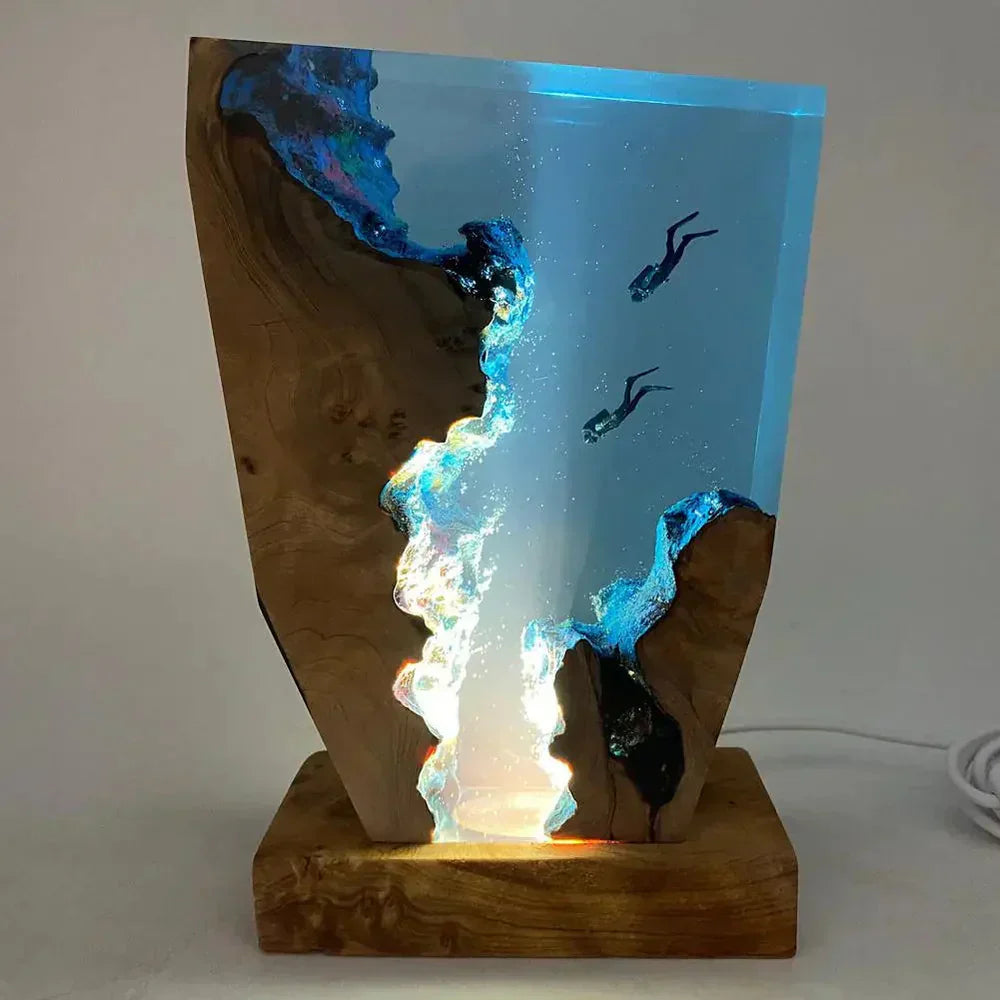BowLift | Wave LED Lamp made of Resin
