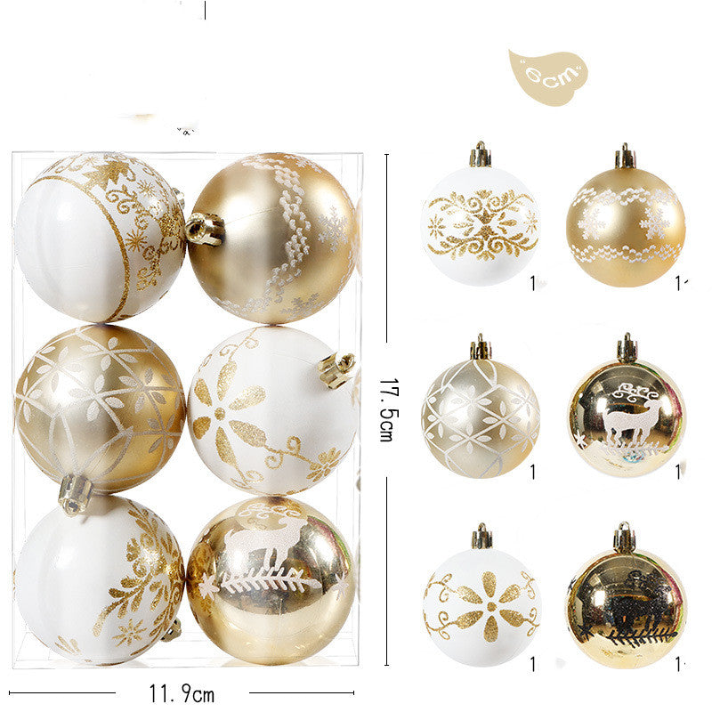 BowLift | 6 Hanging Ornaments Christmas Tree Decorations Pendant