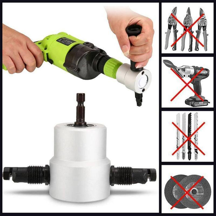BowLift |  Cutter Drill Attachment Double Head Metal Sheet