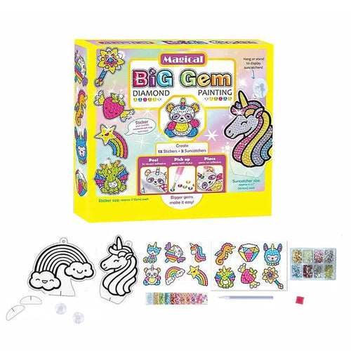BowLift | Large Gem Diamond Painting Stickers for Kids
