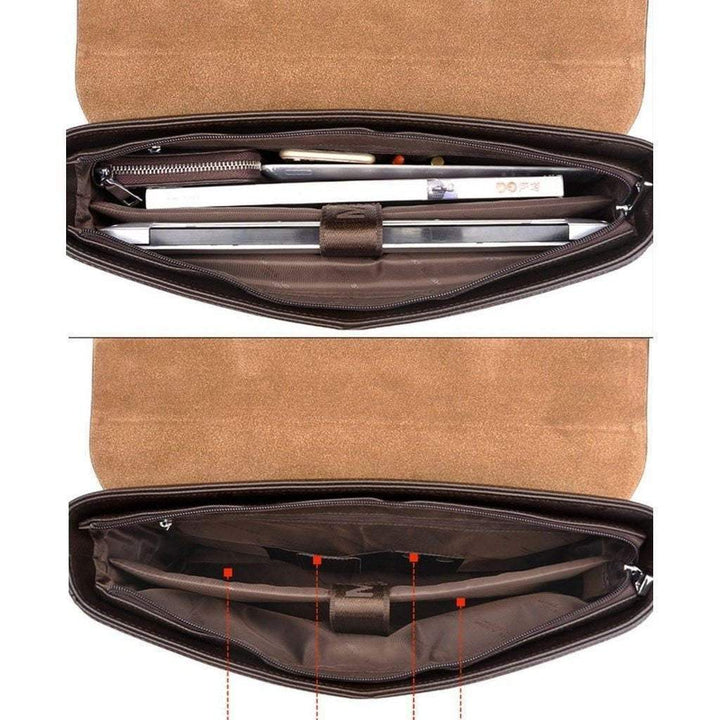 BowLift | New Business Mens Leather Briefcase