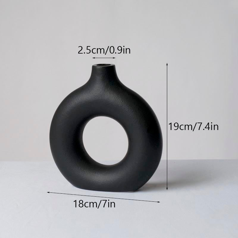 BowLift | Minimalist Circular Ceramic Vase