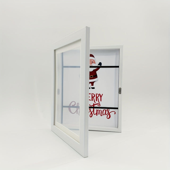 KidArtFrame – Cartoon Kids' Photo Frame with Wooden Frame Bowlift