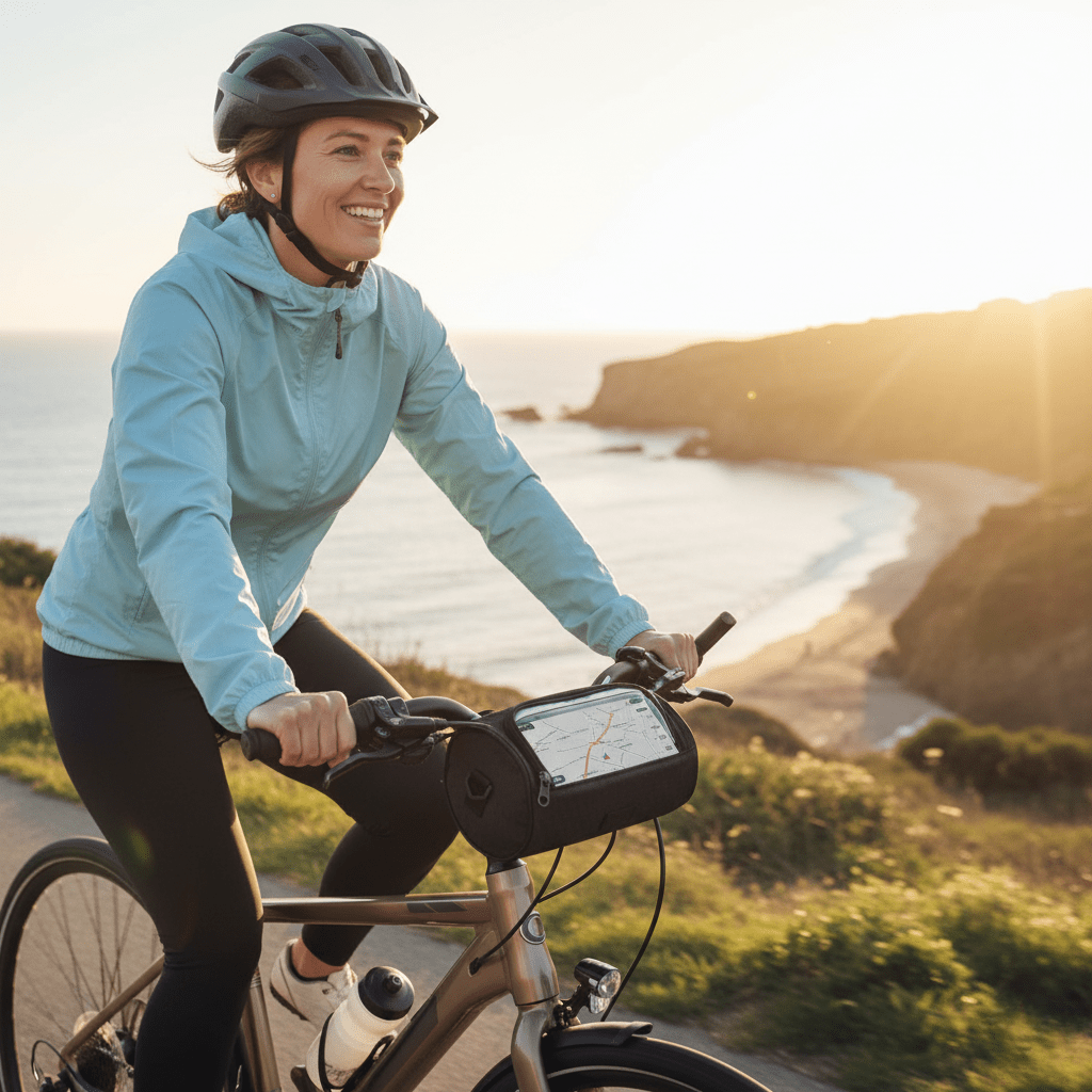 BowLift | Waterproof Bicycle Handlebar Bag with Touchscreen Access