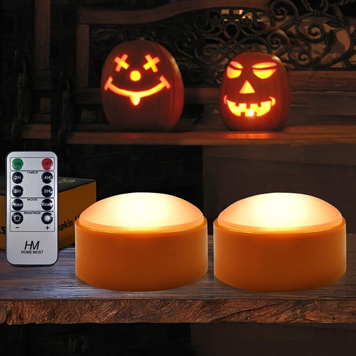 BowLift | Flameless Battery Jack-O-Lantern Lights | LED Tea Candles