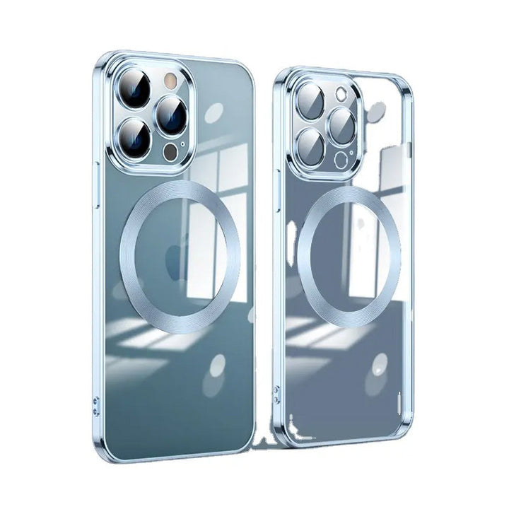 BowLift | Electroplating Wireless Magnetic Charging All-Inclusive Lens Case for iPhone