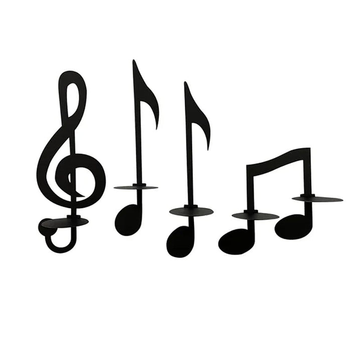 BowLift | Black Music Note Wall Sconce
