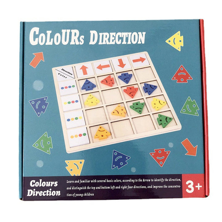 BowLift | Wooden Table Color Direction Game For Kids