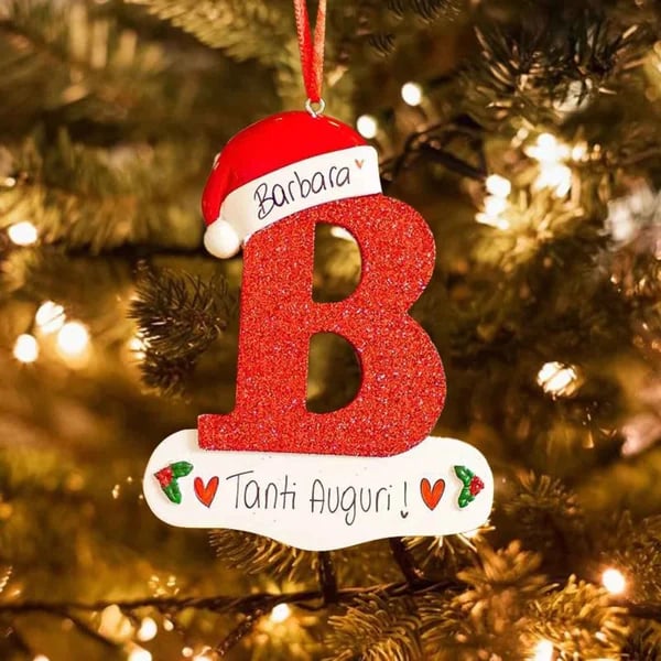 BowLift | Personalized Christmas 24 Letters Ornaments