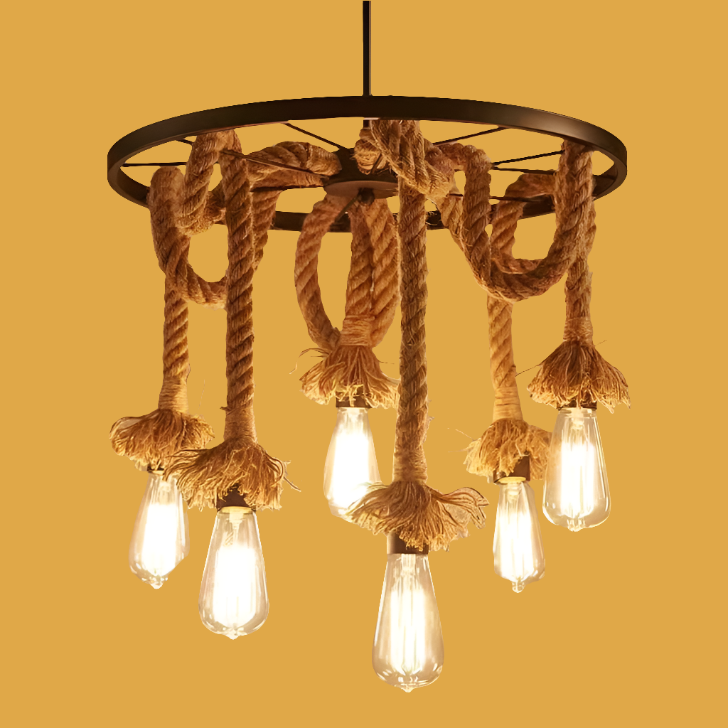 BowLift | Vintage Sail Chandelier