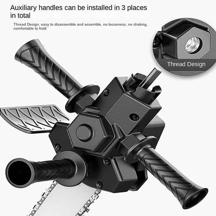 BowLift | 6 Inch Electric Drill Modified To Electric Chainsaw Drill Attachment