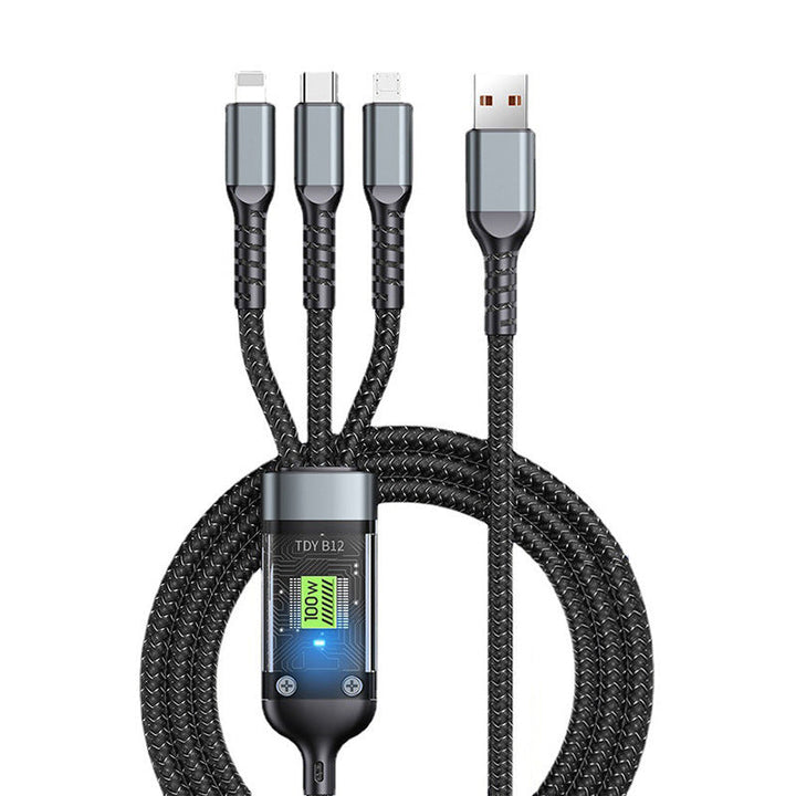 BowLift | Super Fast Charging 3-in-1 Data Cable
