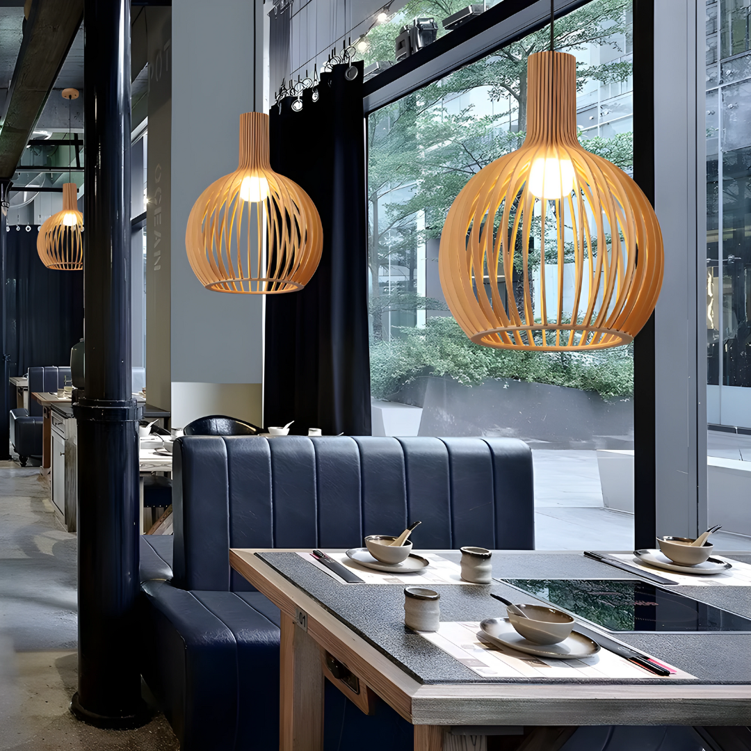 BowLift | Stylish bamboo chandelier for modern interiors