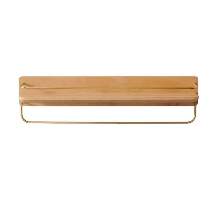 BowLift | BAMBOORA – Bamboo Wall-Mounted Coat Rack with Shelf for Smart Storage