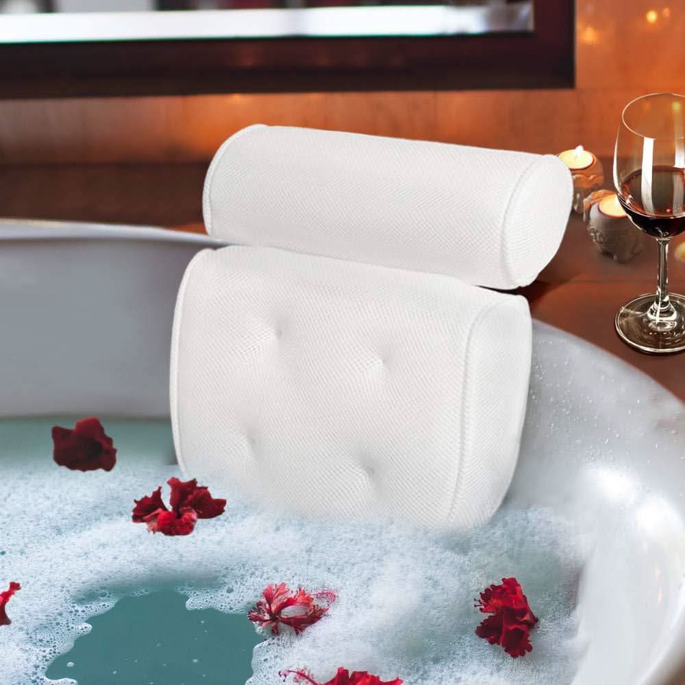 BowLift | NeckCush Bath Pillow – Ergonomic Neck & Head Support