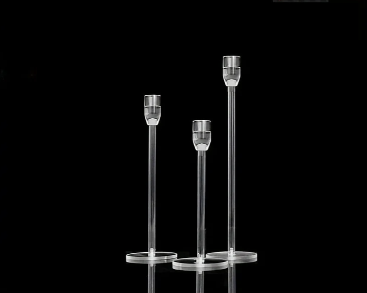 BowLift | LumenAcry Acrylic Candle Holder Set (3-piece)