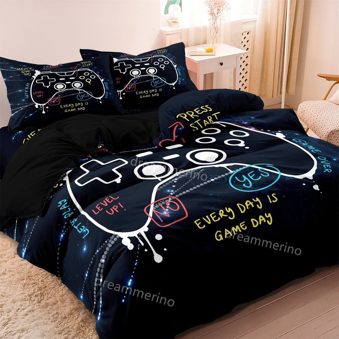 BowLift | LevelUp Gaming Duvet Cover Set with Controller Print