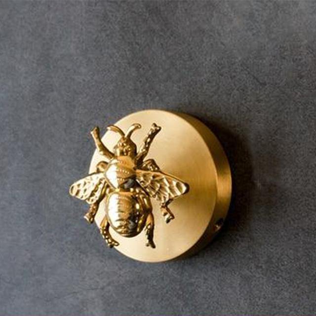 Solid Brass Animal Wall Hooks with Decorative Gold Finish for Home Storage