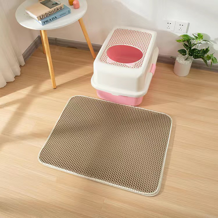 BowLift | Cat Litter Mat with Double-Layer Trap and Non-Slip Base – PawGuard