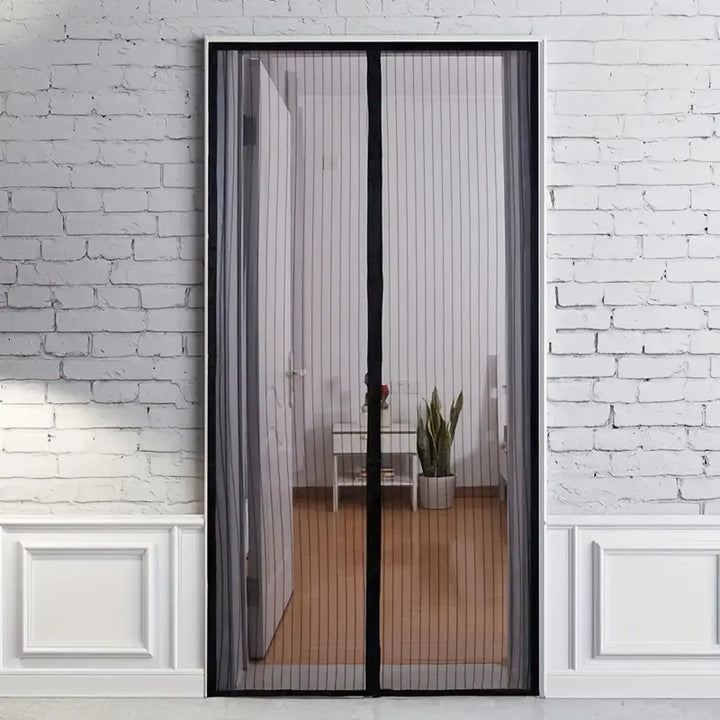 BowLift | Slim Magnetic Door Curtain against Insects – Automatically Closing