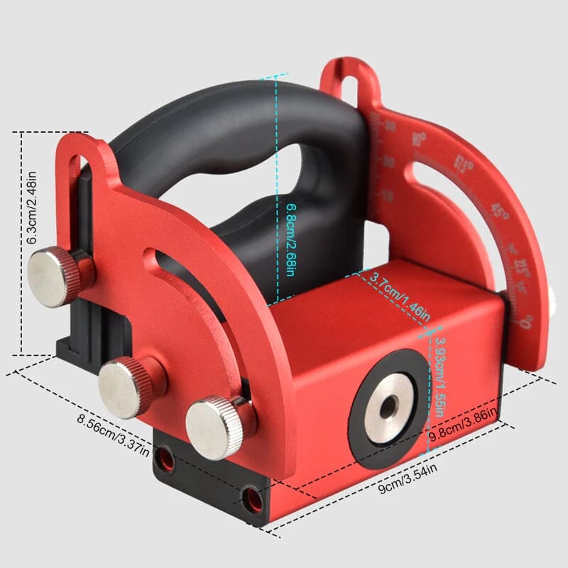 BowLift | Woodworking inclined hole positioning