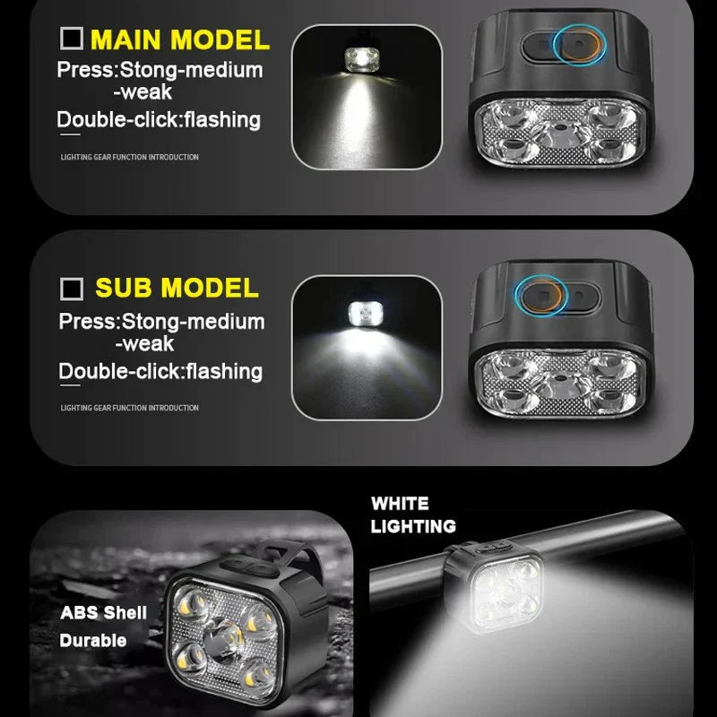 BowLift | BikeBeam – Rechargeable bicycle light set for maximum visibility & safety