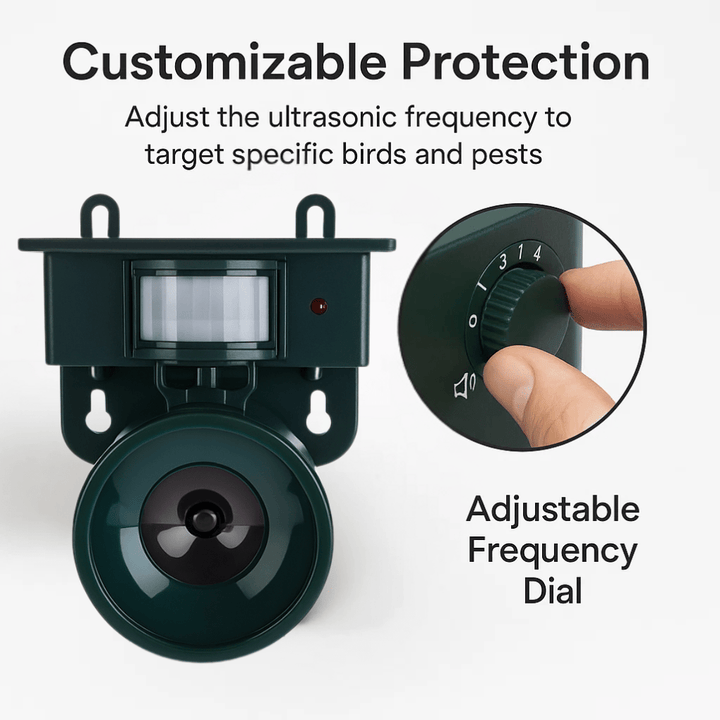 BowLift | FEATHERBLOCK – Motion-Activated Bird Repeller for Quiet & Clean Outdoor Spaces