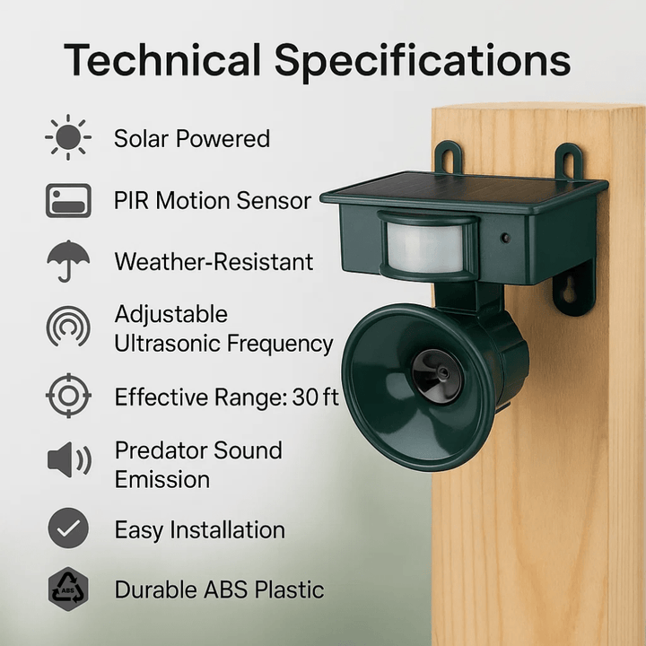BowLift | FEATHERBLOCK – Motion-Activated Bird Repeller for Quiet & Clean Outdoor Spaces