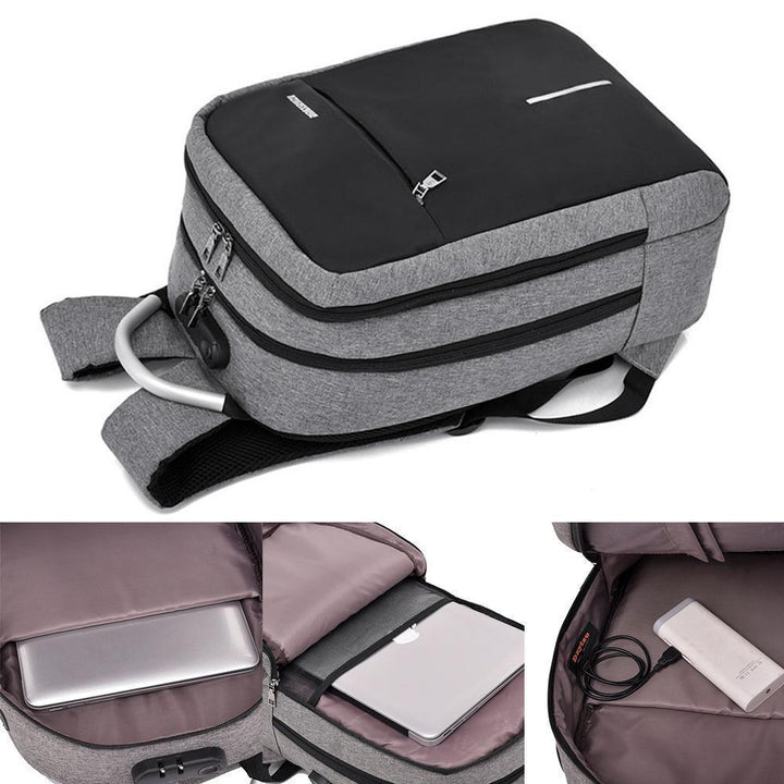 BowLift | 3-pin Lock Anti Theft USB Backpack