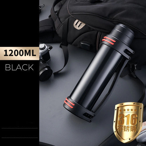BowLift | Giant Drink Stainless Steel Thermos Bottle